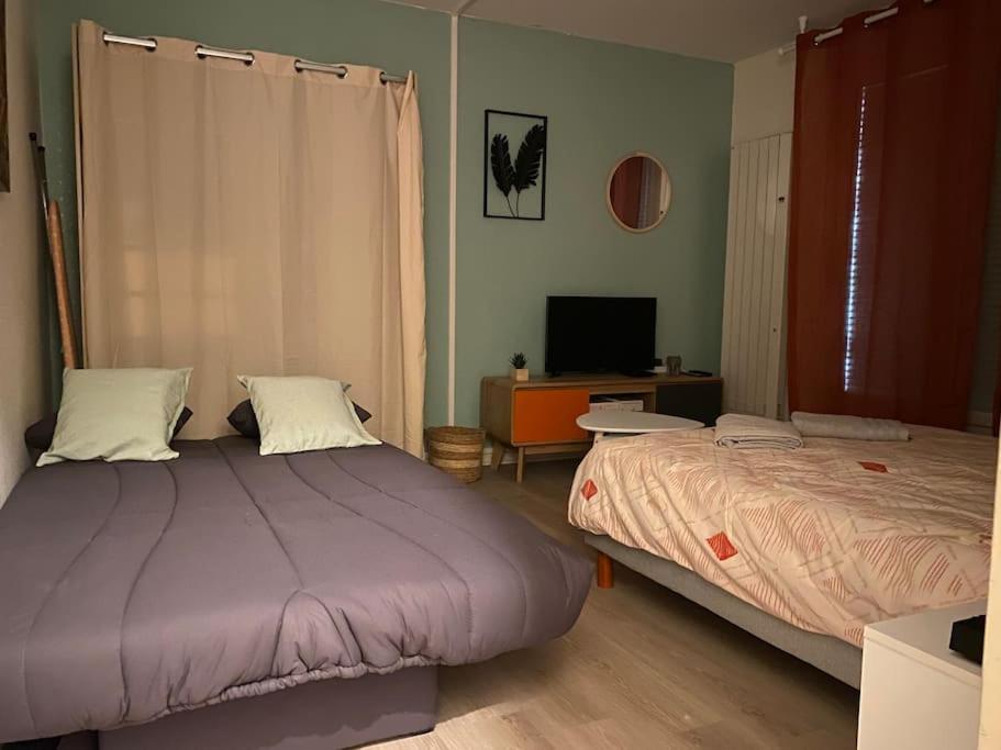 T2 Cosy Proche Hopital + Parking Gratuit Sur Place Auxerre Buitenkant foto